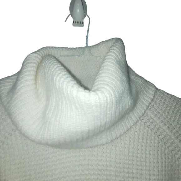Women's Madewell Cowl Neck Sweater XS Off-White - Picture 3 of 10